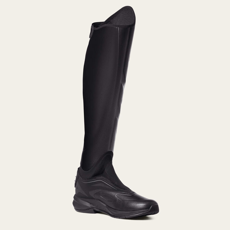Ariat Ascent Womens Riding Boot - Black Knit/Red - Footwear from Oakfield