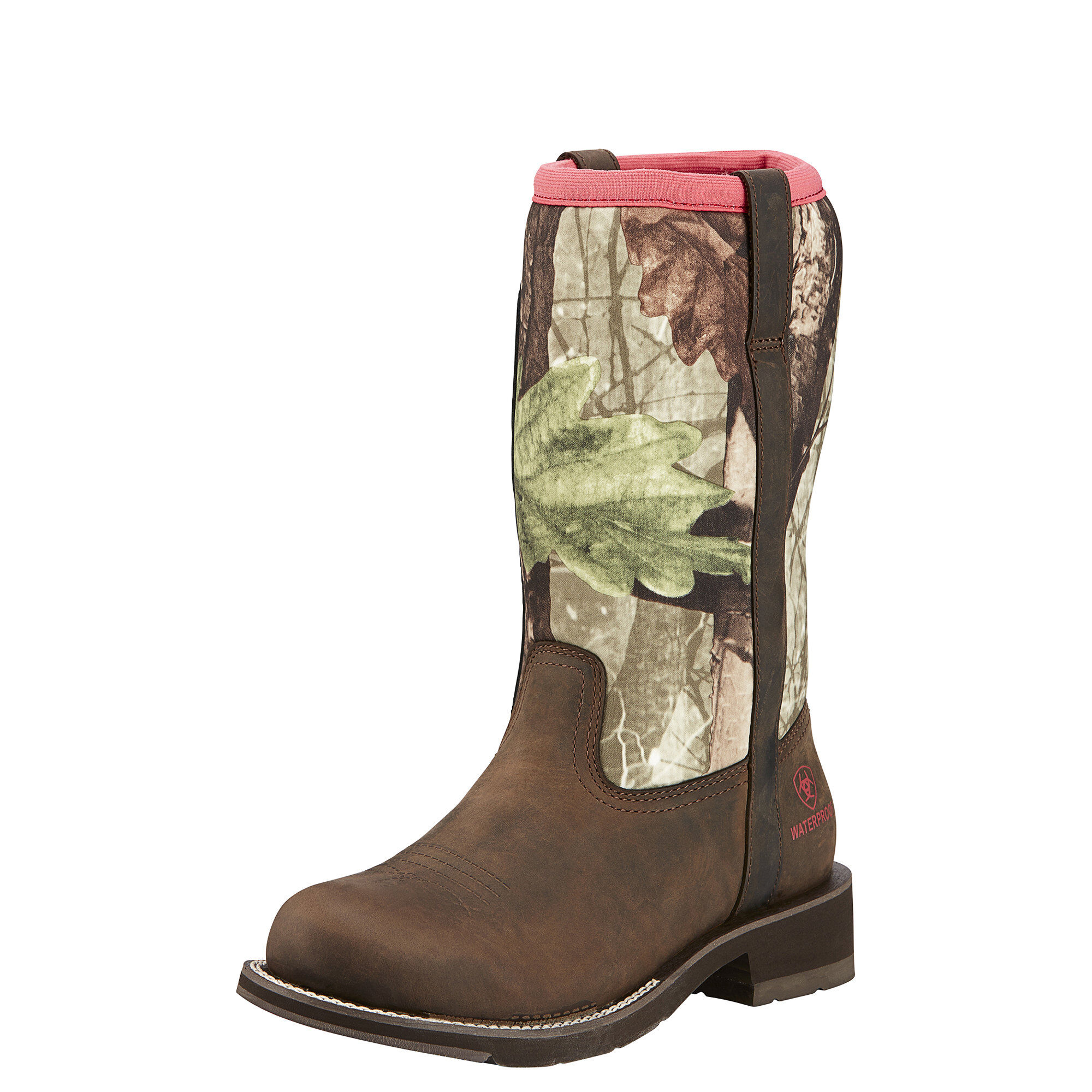 ariat pink camo fatbaby cowboy boots