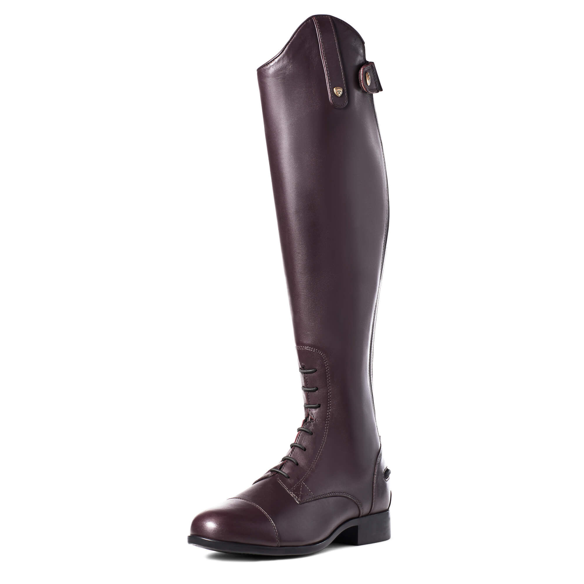 Women's Heritage Contour II Field Zip Tall Riding Boots in Sienna Leather  Full by Ariat