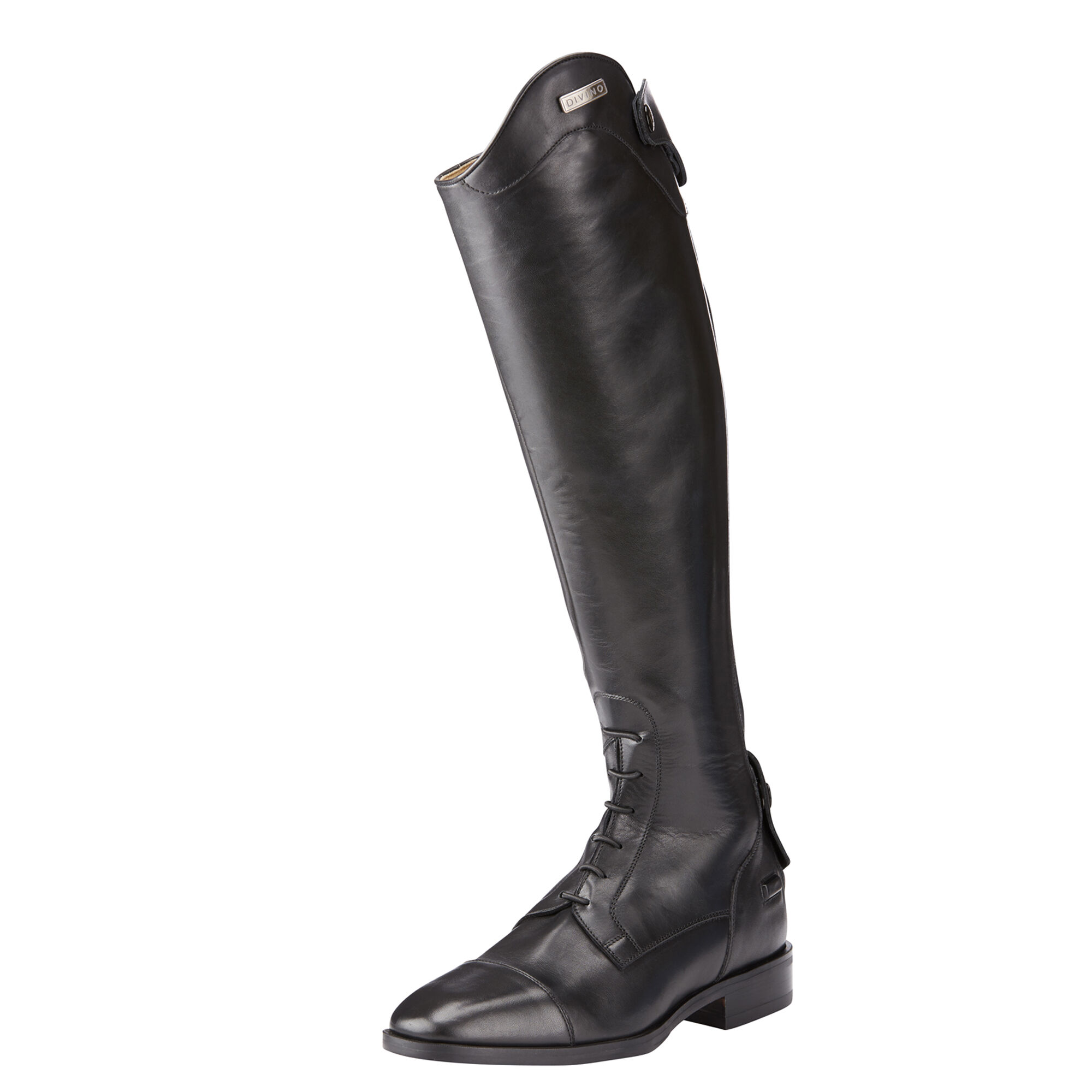 Women's Divino Tall Riding Boots in Black Calf Leather  Regular by Ariat