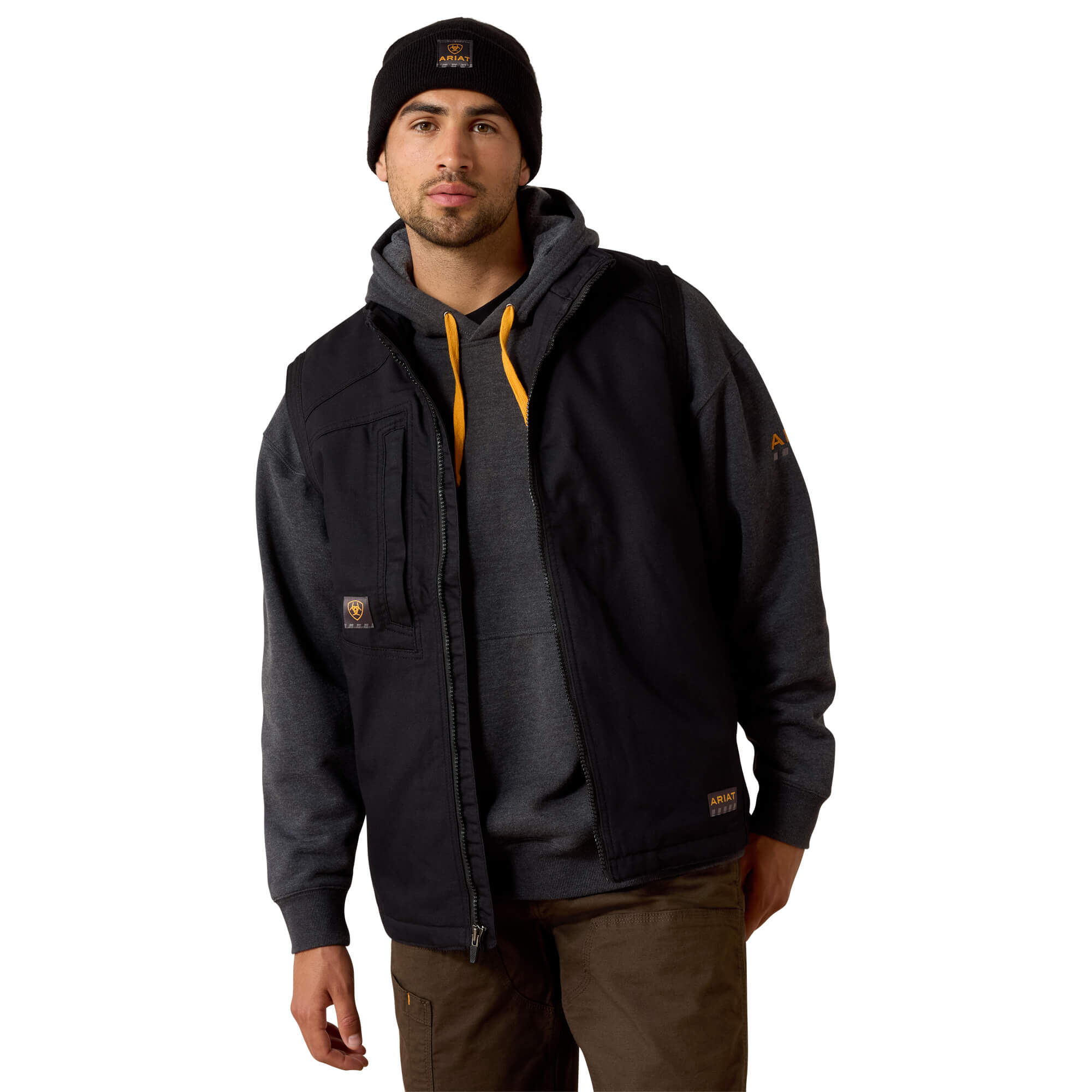 Rebar Washed DuraCanvas Insulated Vest 