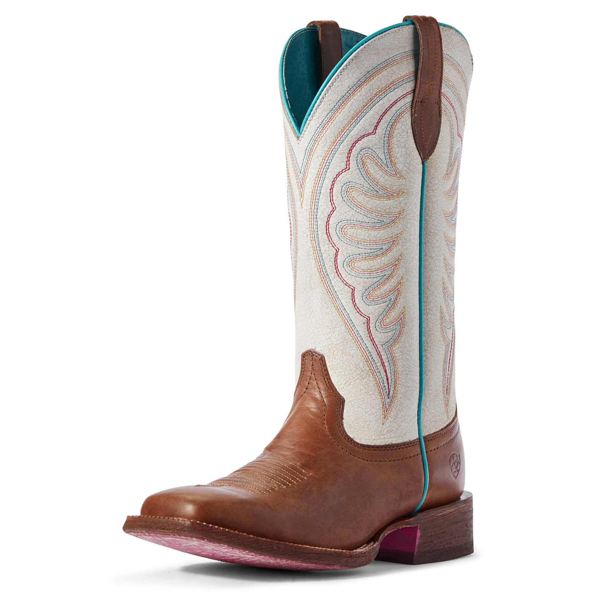 Women's Circuit Shiloh Western Boots in Red Brown Leather  by Ariat