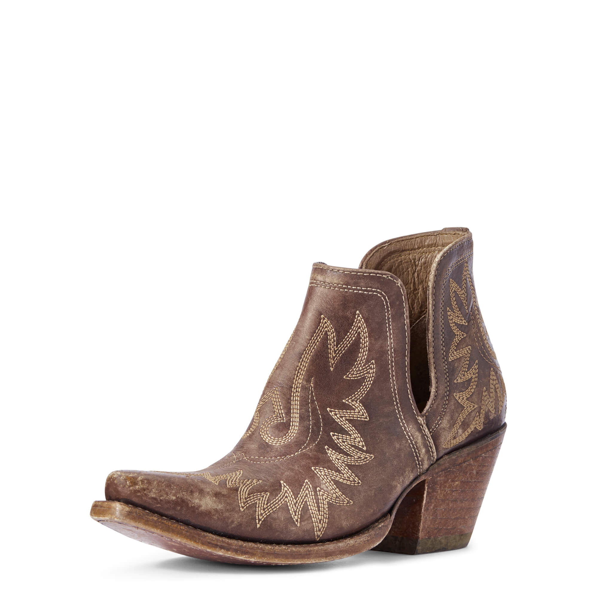 Women's Dixon Western Boots in Naturally Distressed Brown Leather  by Ariat
