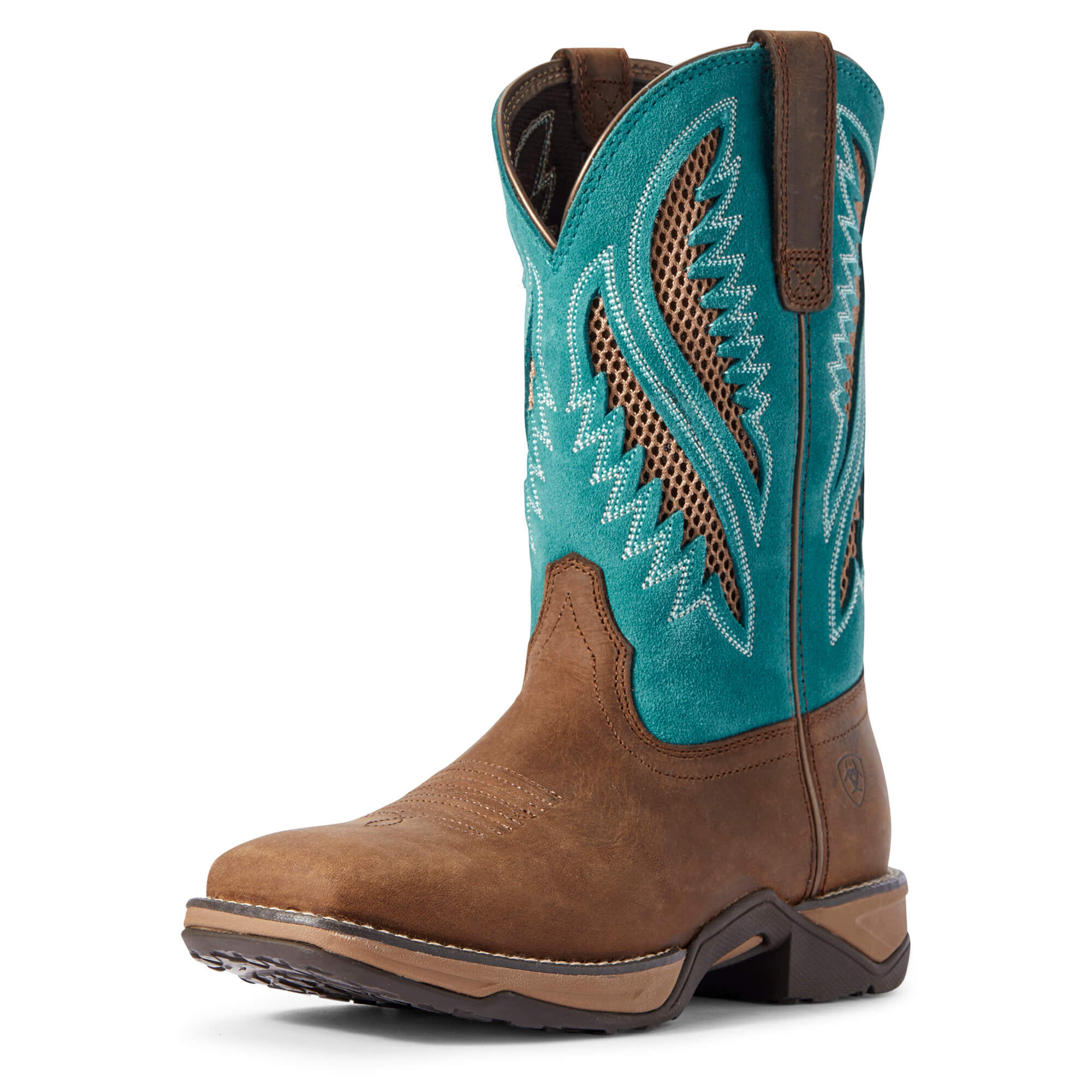 Women's Anthem VentTEK Western Boots in Chocolate Chip Leather  by Ariat