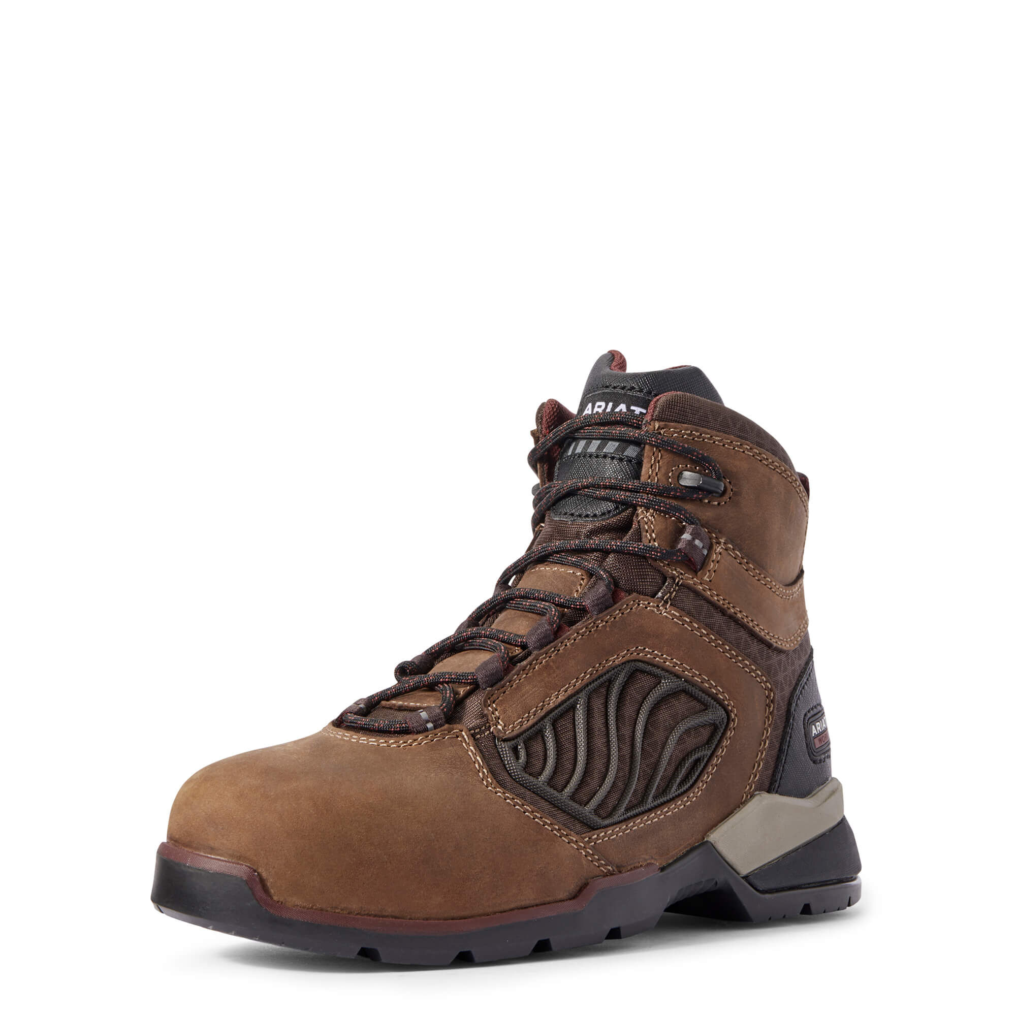 Women's Rebar Flex 6 inch Carbon Toe Work Boots in Autumn Tan Leather  by Ariat
