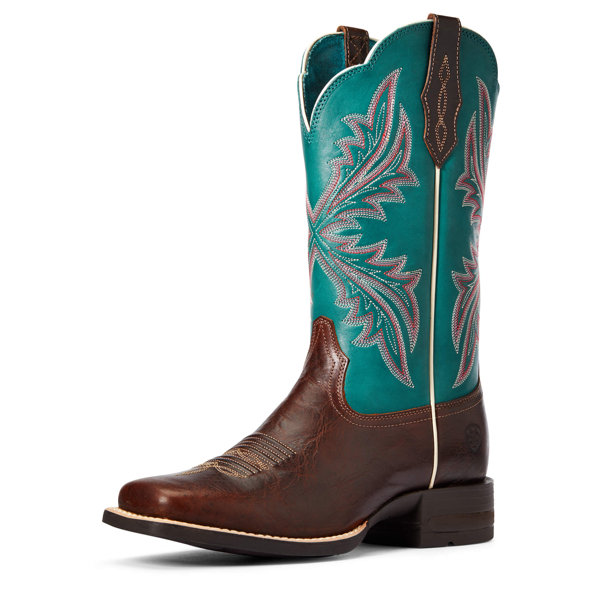 Women's West Bound Western Boots in Brown Patina Leather  by Ariat