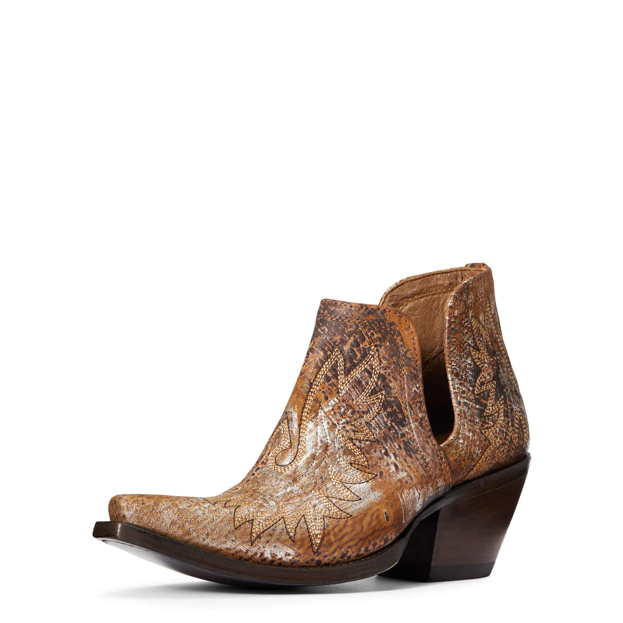 Women's Dixon Western Boots in Brushed Silver Leather  by Ariat
