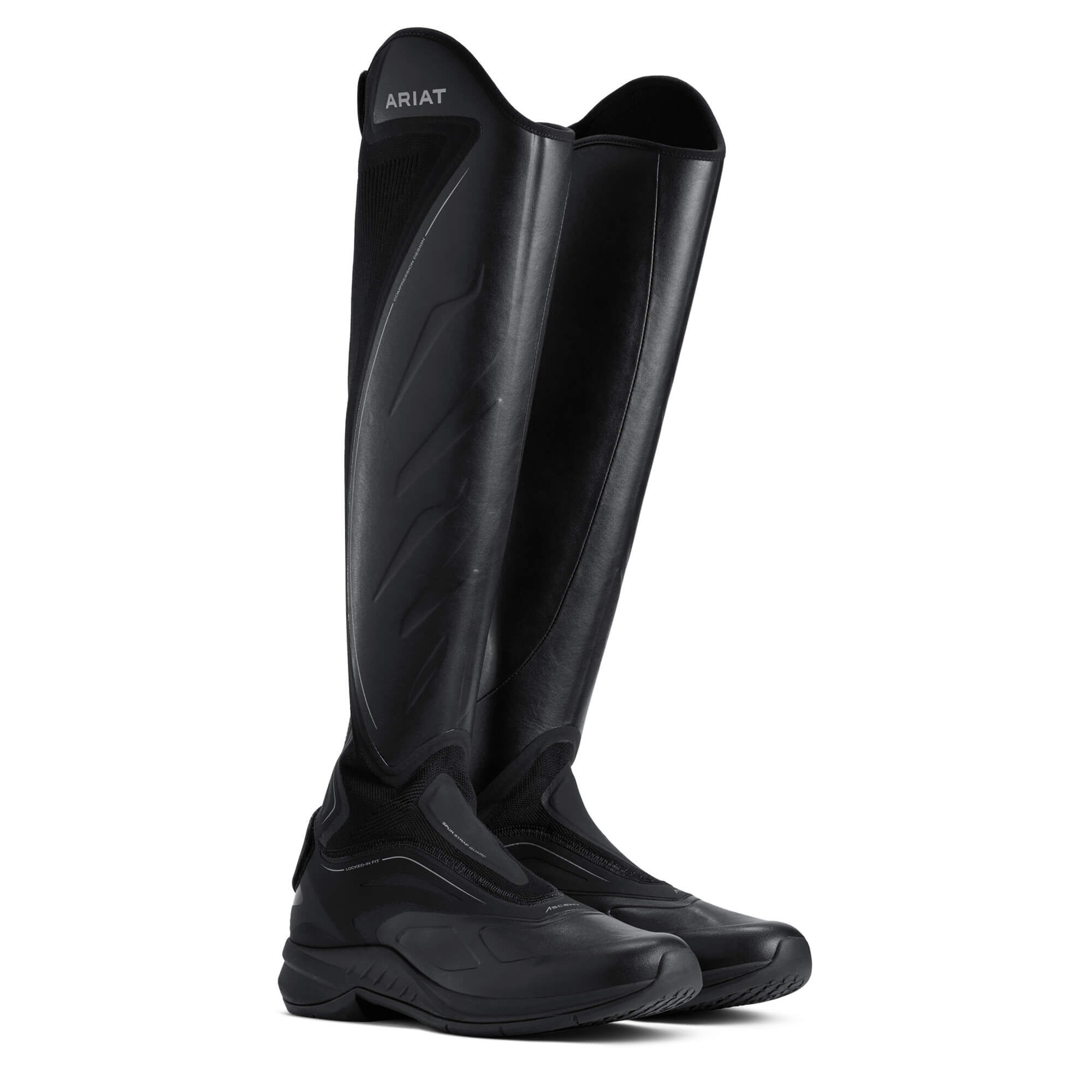 ARIAT Ascent Tall Womens Riding Boot Black 