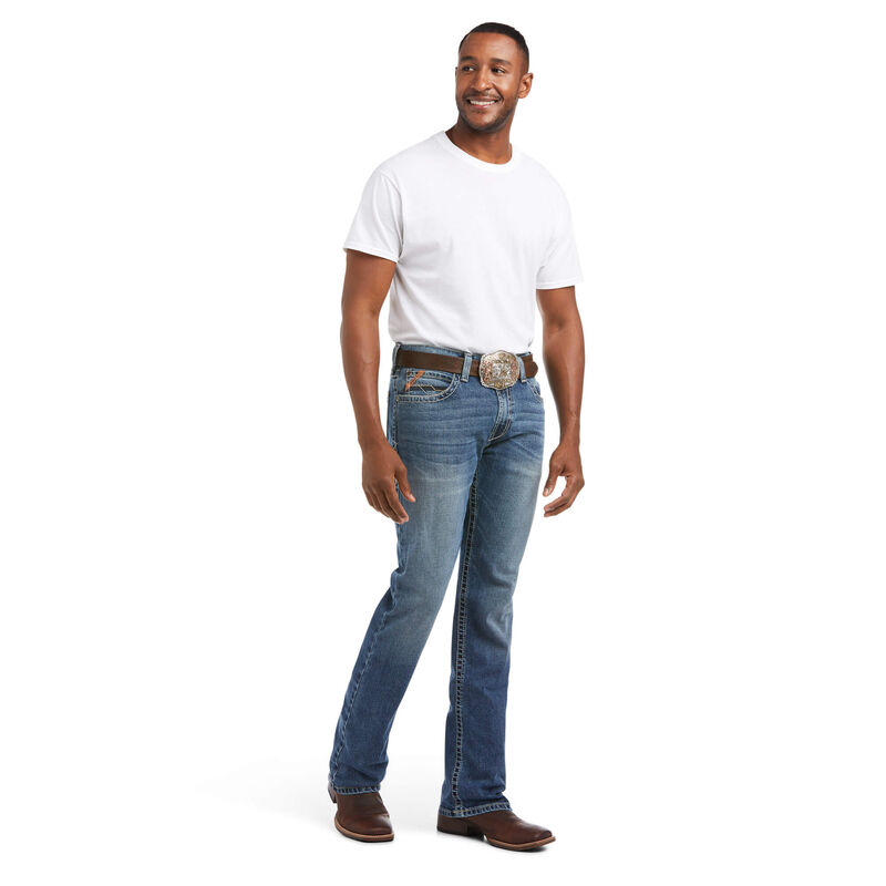 M2 Relaxed Stretch Riverside Stackable Boot Cut Jean