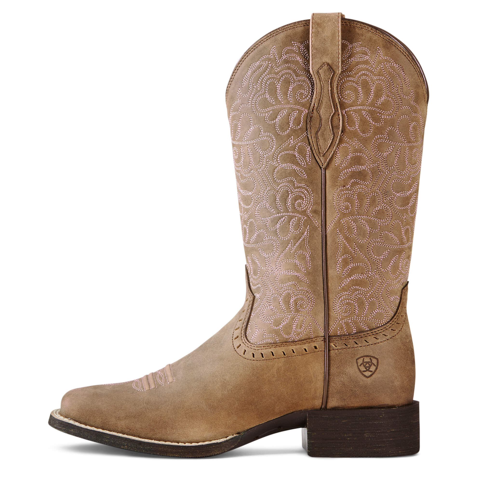 thumbnail image 2 of Ariat Women's Round Up Remuda Western Boot Naturally Dark Brown – Los 2 of 14