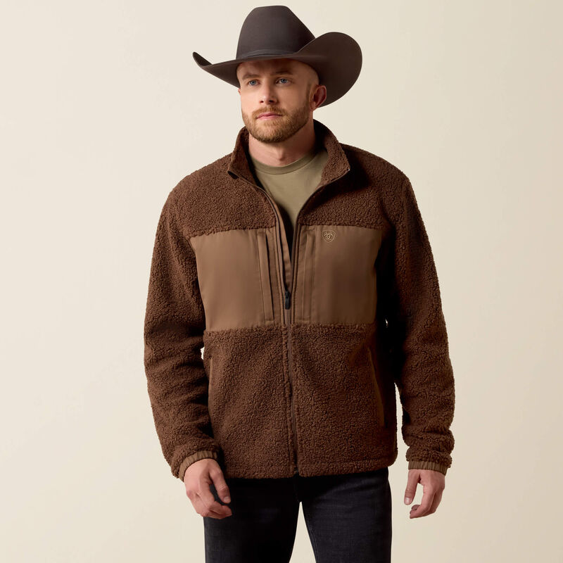 Odessa Sherpa Jacket Front