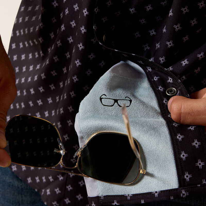 Printed VentTEK Western Fitted Snap Shirt 02