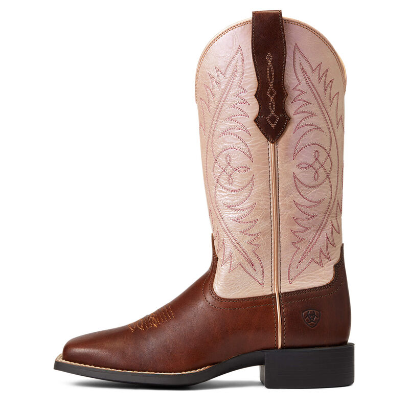 Ariat Women's Round Up Wide Square Toe Western Boot