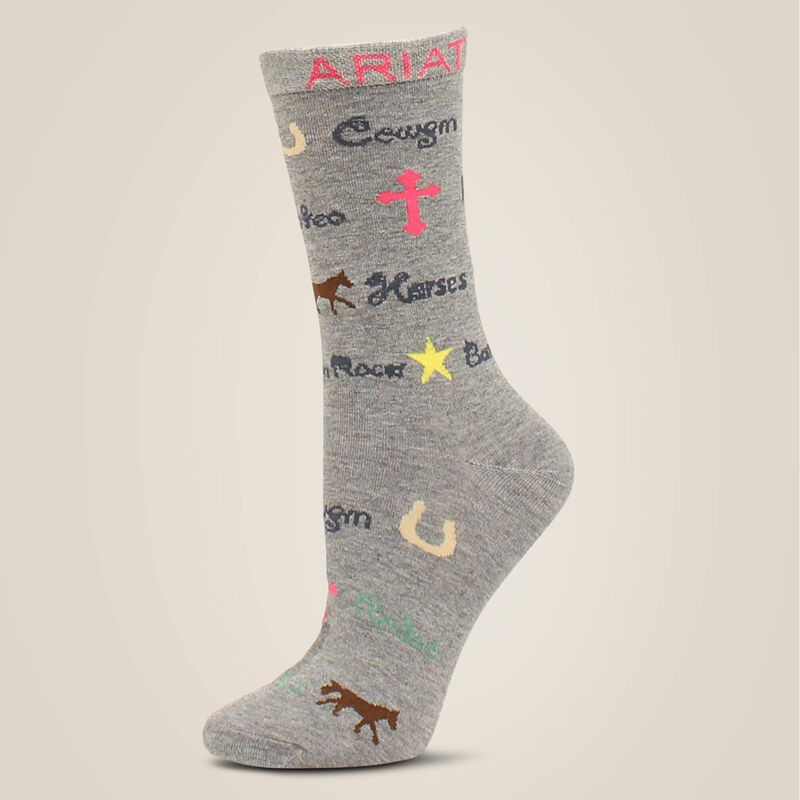 Cowgirl Charms Sock