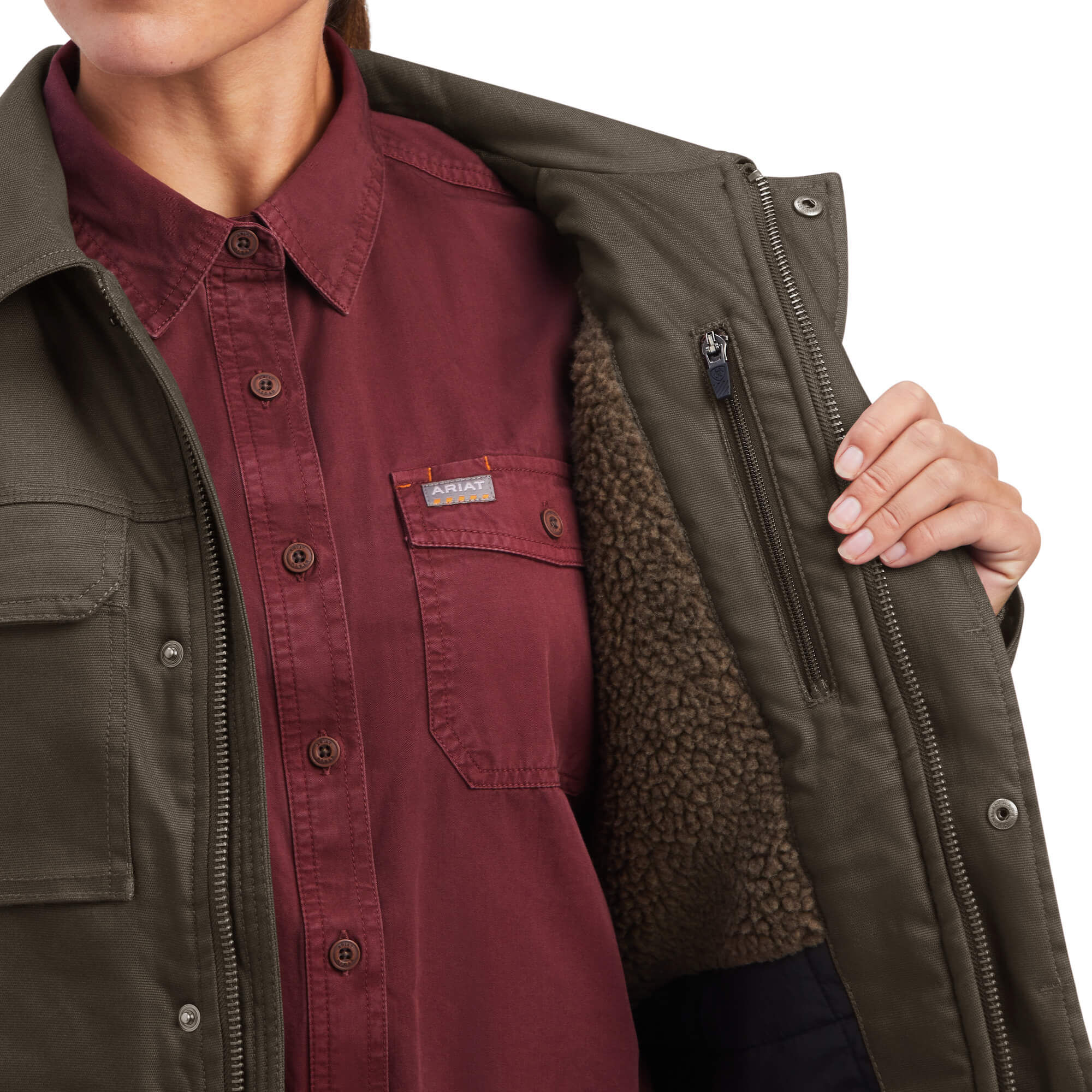 Rebar DuraCanvas Sherpa-Lined Coat | Ariat