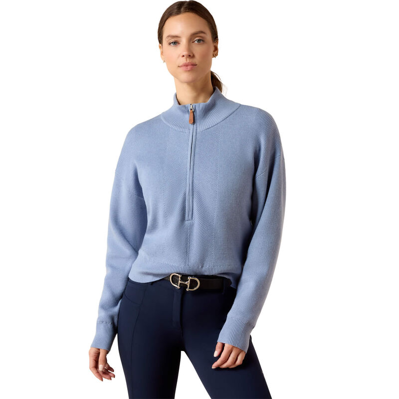 Foxleigh 1/2 Zip Sweater Front