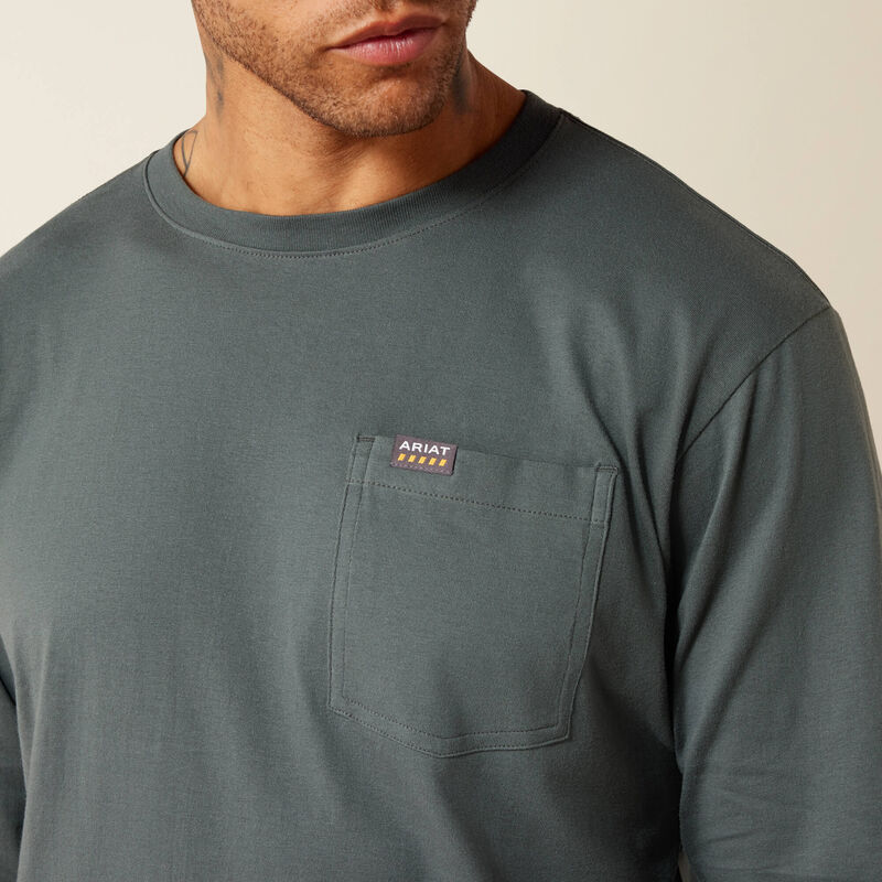 Rebar Cotton Strong Standard Logo Pocket T-Shirt 01