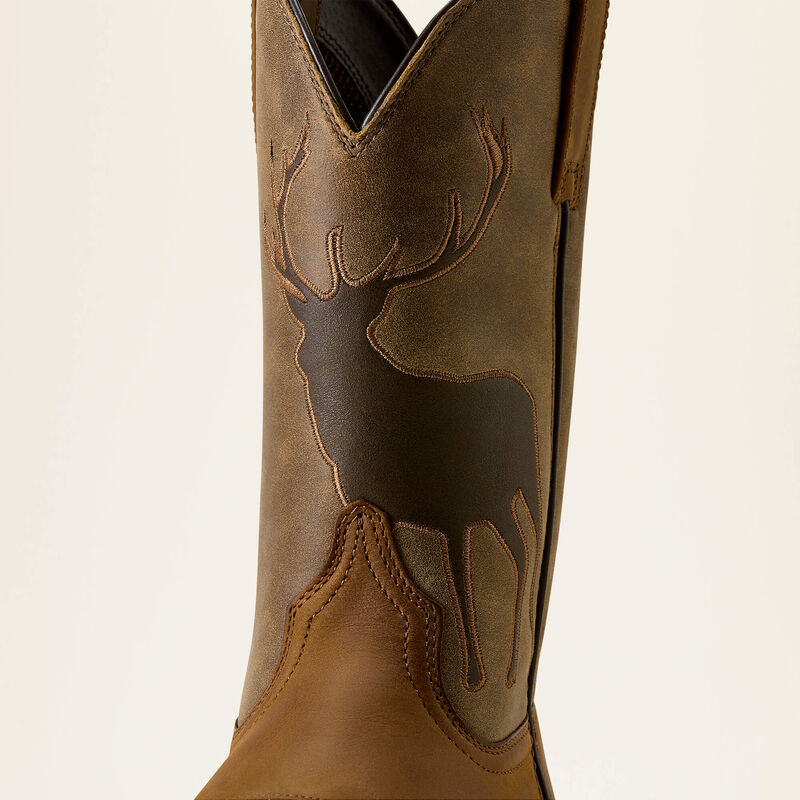 Sport Trail Cam Wide Square Toe Cowboy Boot 01