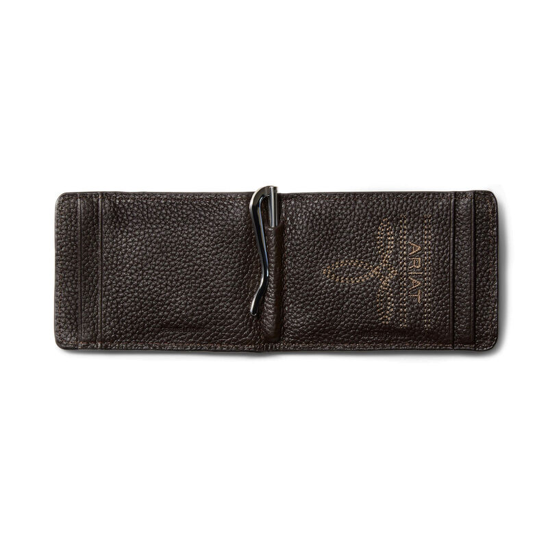 Bifold Wallet Embroidery Scallop