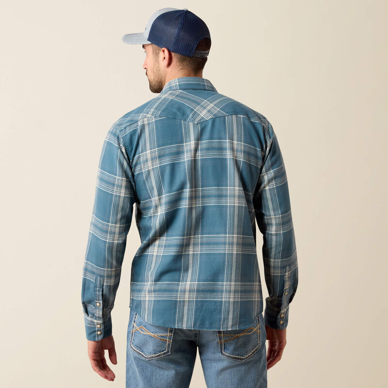 Retro Herron Fitted Snap Shirt Back