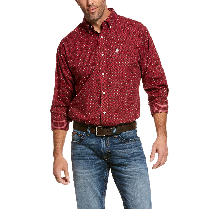 Wrinkle Free Wallice Classic Fit Shirt