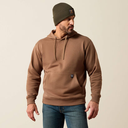 Rebar Workman Eagle Skull Hoodie Back