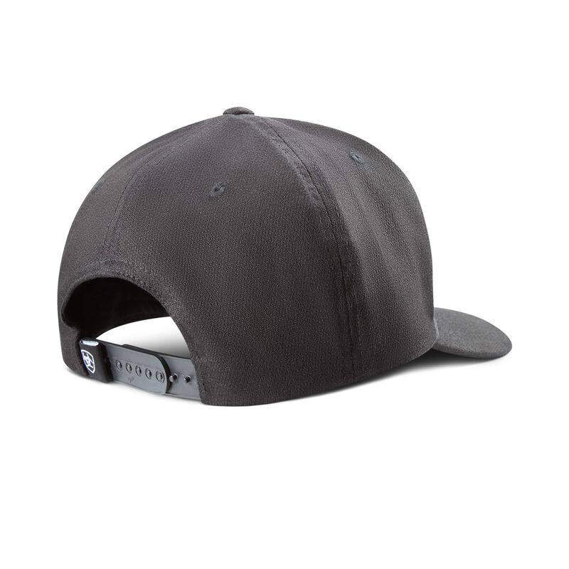 Boot Stitch Faux Leather Patch Cap Back