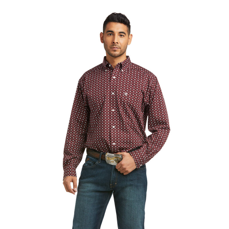 Wrinkle Free Oswin Classic Fit Shirt | Ariat