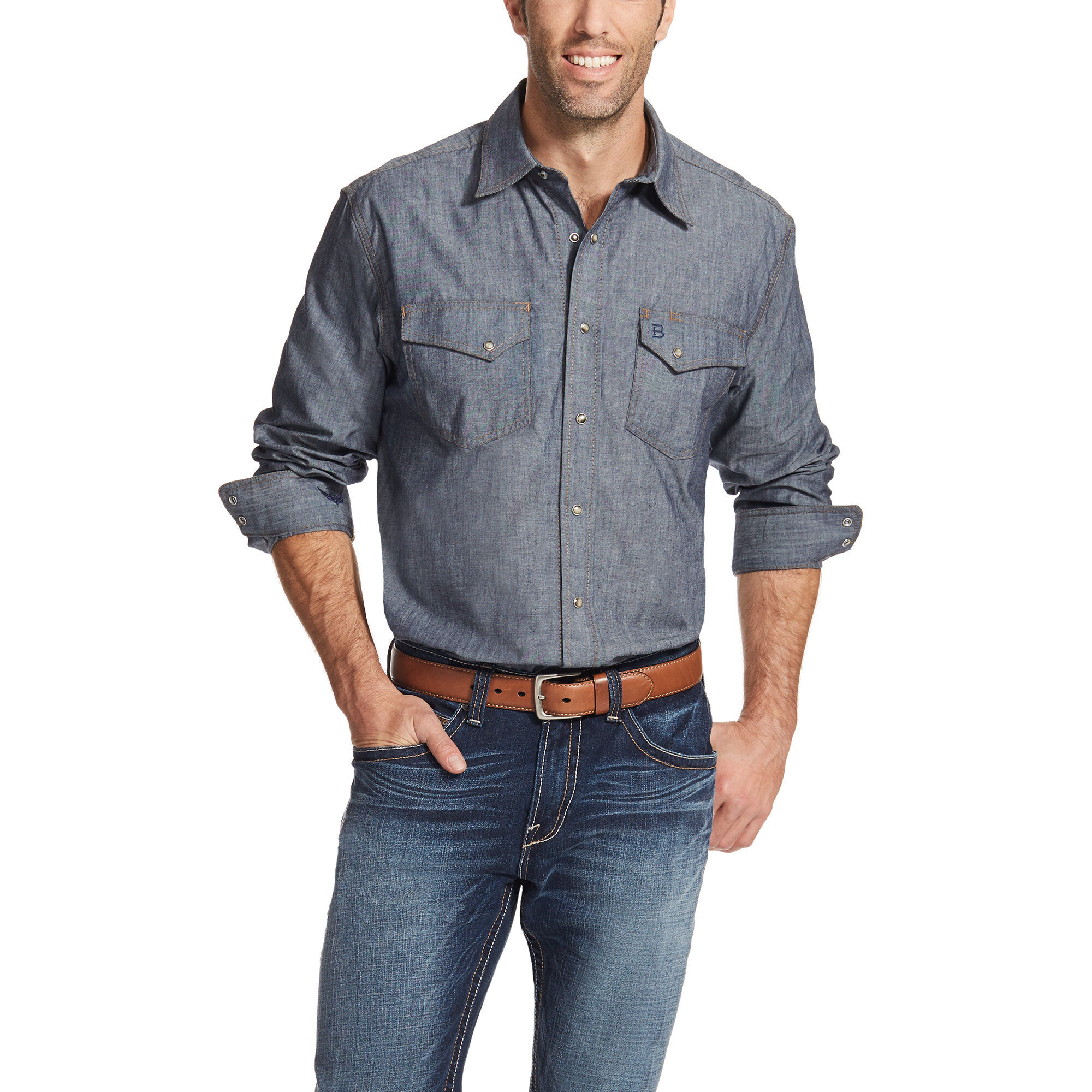Relentless Denim Snap Shirt Ariat