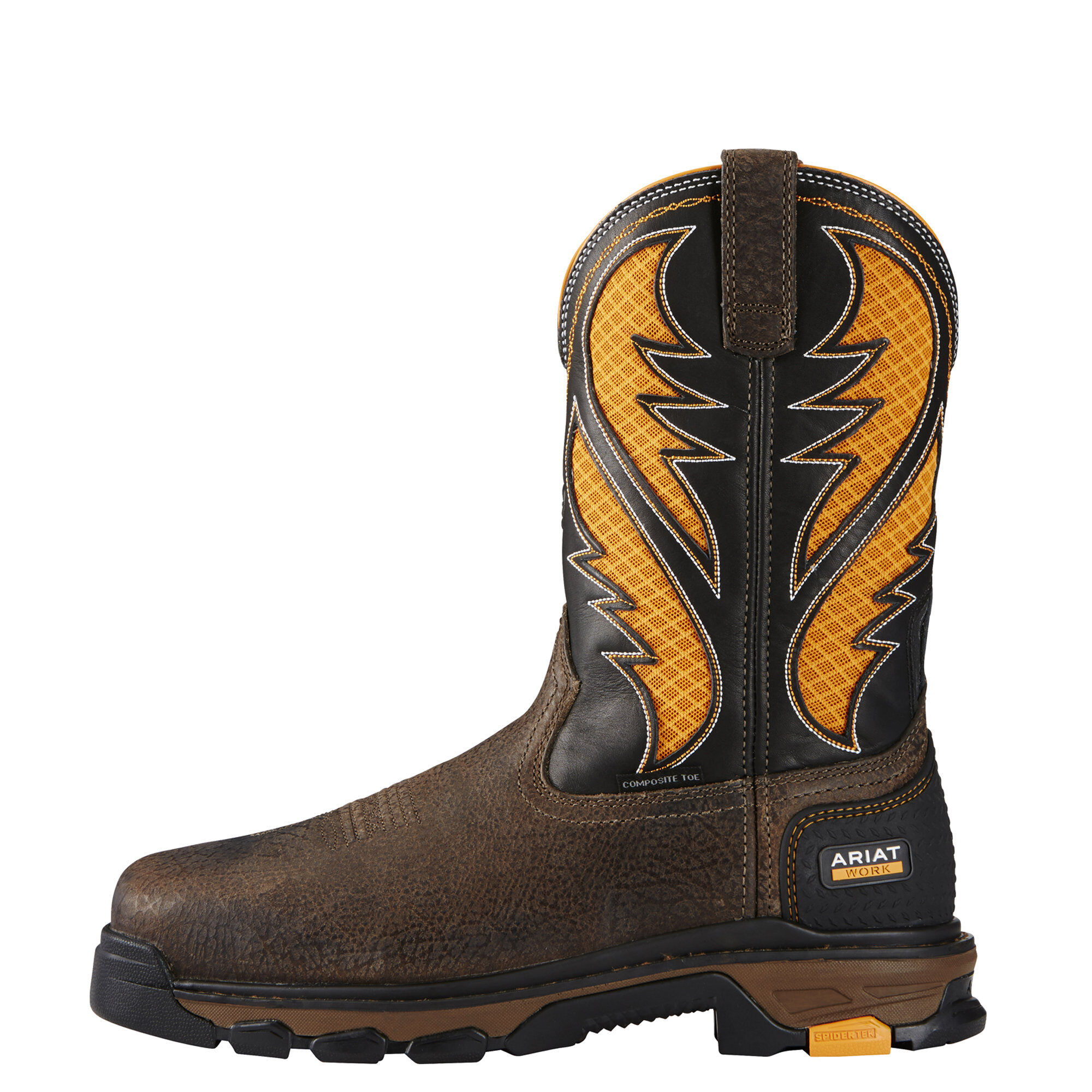 Vented discount work boots