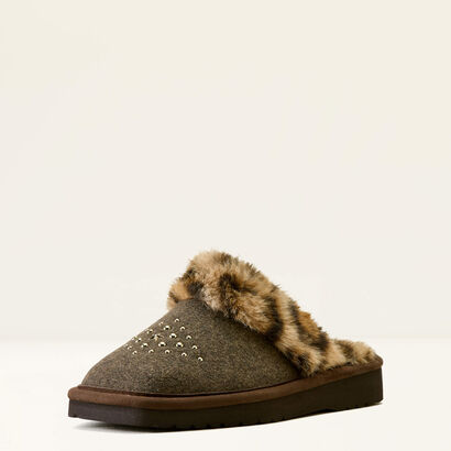 Jackie Cowgirl Square Toe Slipper 3-4 Front