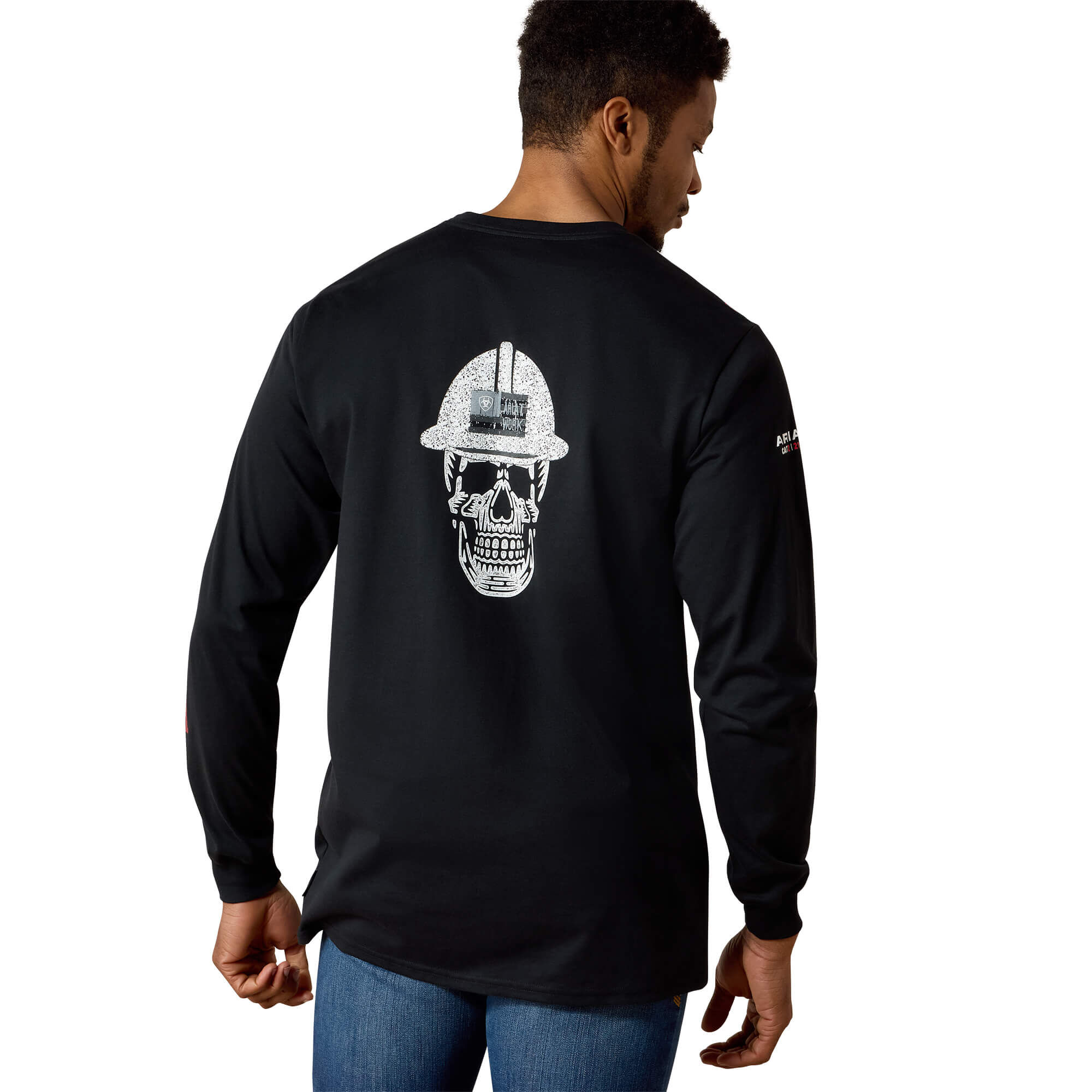 t shirt with skull logo