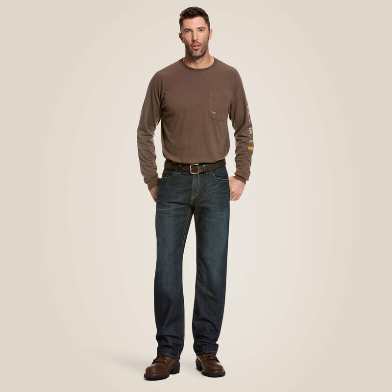 Rebar M4 Relaxed DuraStretch Edge Stackable Straight Leg Jean