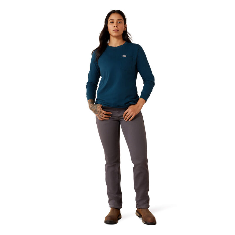 Rebar Cotton Strong Vintage Mother Long Sleeve T-Shirt Full