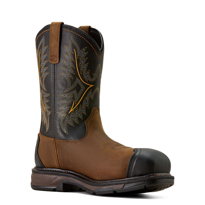 WorkHog XT Waterproof Wide Square Toe Carbon Toe Work Boot Medial
