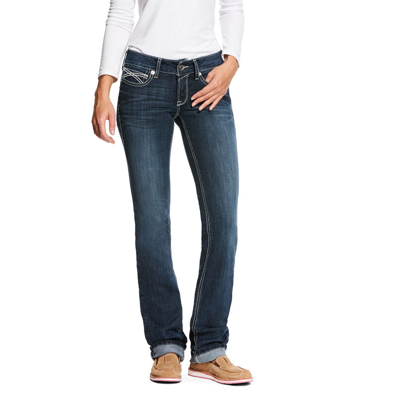 R.E.A.L. Low Rise Stretch Kylie Stackable Straight Leg Jean