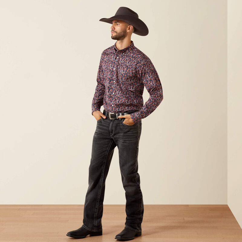 Wrinkle Free Ward Classic Fit Shirt Full