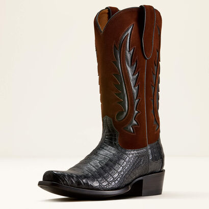 Bench Made Calder Square Toe Western Boot 3-4 Front