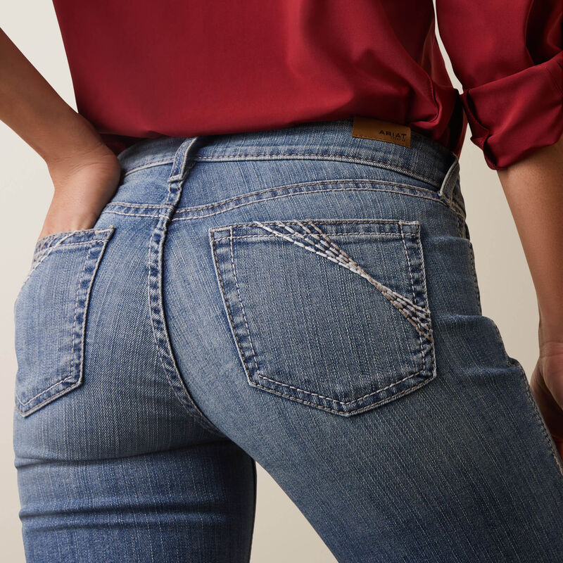 High Rise 'Rascal' Slim Trouser Women's Jean by Ariat® – Stone