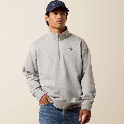 Holiday 1/4 Zip Sweatshirt Front
