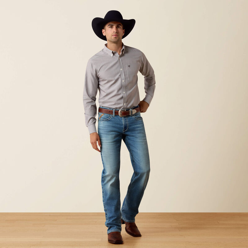 Wrinkle Free Randolph Fitted Shirt Full