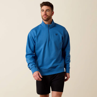 Holiday 1/4 Zip Sweatshirt Front