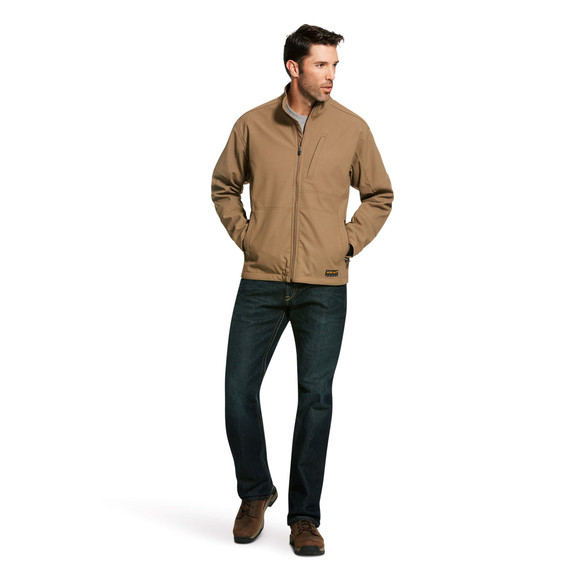 ariat rebar canvas softshell jacket