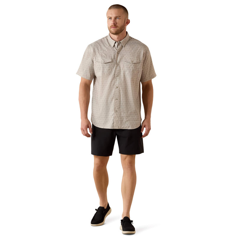 Printed Western VentTEK Classic Fit Snap Shirt Full