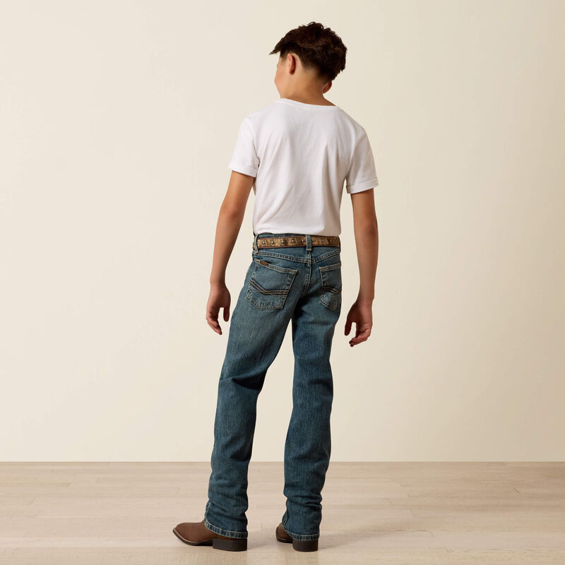 B5 Slim Stretch Legacy Stackable Straight Leg Jean Back