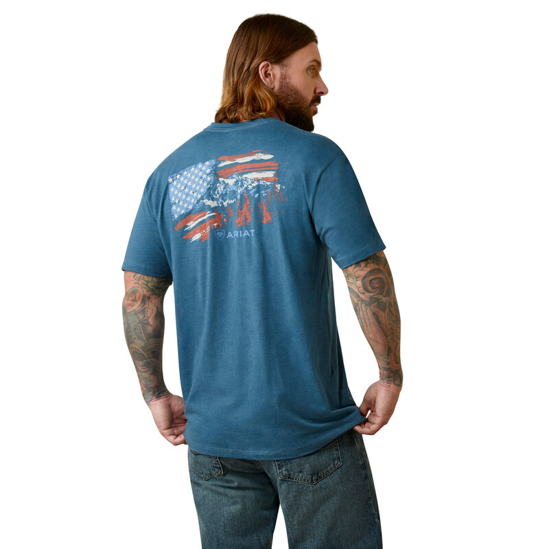 Ariat Mountain Flag T-Shirt | Ariat
