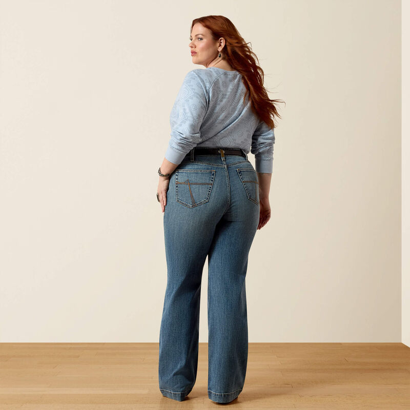 Perfect Rise Marcie Trouser Jeans Back Plus