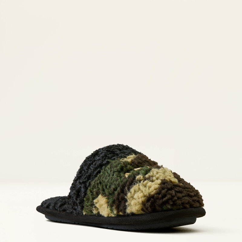 Tumbleweed Square Toe Scuff Camo Slipper Medial