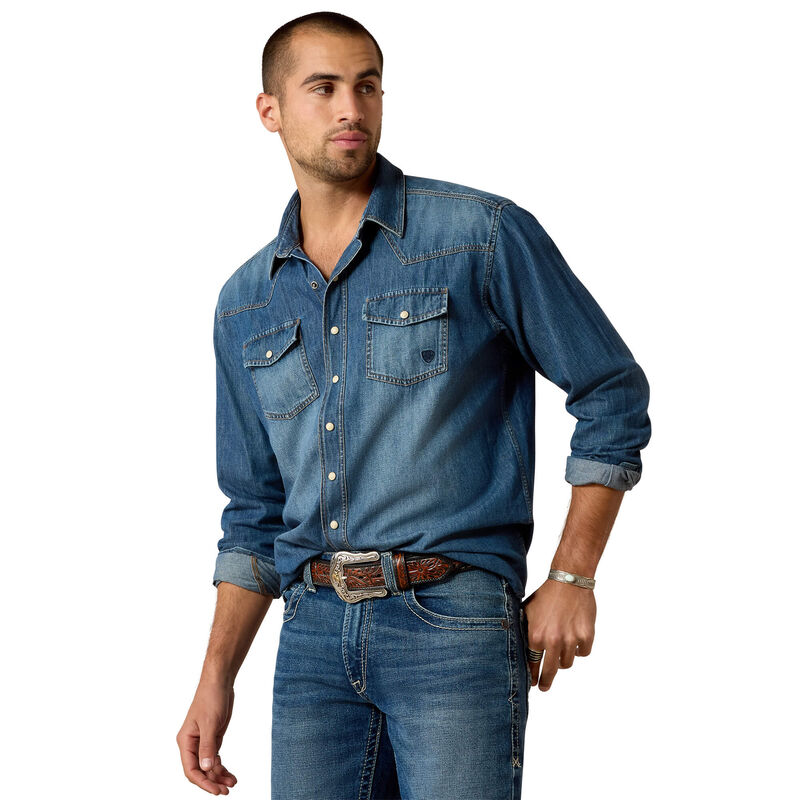 retro 6 denim shirt