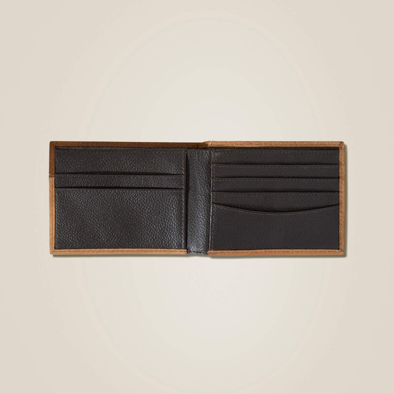 Tooled Leather Bifold Wallet